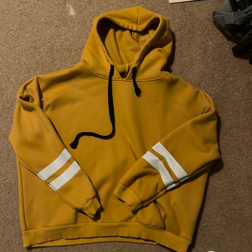 Sunflower yellow, cropped hoodie/sweatshirt